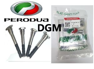 100% Original Perodua Viva Myvi Lagi Best Icon Alza Bezza Axia Aruz Front Disc Brake Caliper Pin With Silicone (1Set 4Pcs)