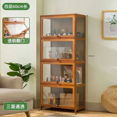 Display Cabinet 4-color Lego Acrylic Door Display Cabinet Home Display Shelf Bedroom Bookshelf Cabinet (BT)Install+60SGD
