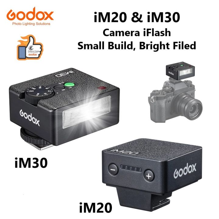 Godox iM30 iM20 Camera iFlash Mini Manual Flash Easy for Travel and Portable (not support TTL & HSS)