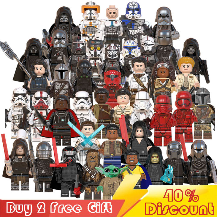 Star Wars Rpoad Blocks Stars Wars Building Blocks Toy Commandos Knights Of Ren Sith Trooper ...