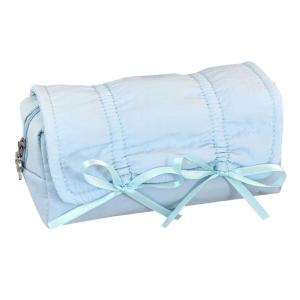 Bowknot Pencil Case for Student Girl Women Large Capacity Pen Organizers Bag Pencil Pouches Travel Cosmetic Storage Bag