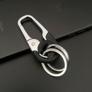 Stainless Steel Key Holder Car Keychain Keyring Men Key Chain Camping Climbing Connect Buckle Personalized Keychains for Men