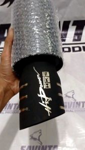 Knalpot Mobil HKS Hi Power Ujung Stainles Ngebas Kering Gahar Dop