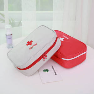 Portable Protection First Aid Kit Empty Bag Medicine Bag Emergency Rescue Epidemic Prevention Medical Bag Disinfection Student Home School Outdoor