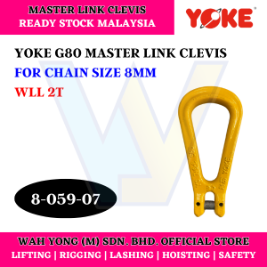 YOKE 8-059 G80 MASTER LINK CLEVIS (8MM / 10MM / 13MM / 16MM)