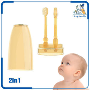 Sikat Lidah Bayi & Sikat Gigi 2in1sikat Gigi Silikon Anak Baby Oral Care Sikat
