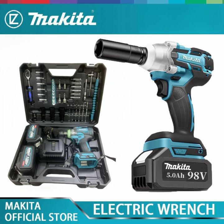 Makita 98V Electric Impact Wrench Cordless Brushless Ratchet Driver  With Batteries Lazada PH