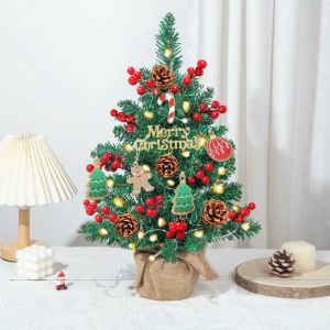 Cây thông Noel mini cây thông Noel phủ tuyết cây thông giáng sinh 60cm trang trí giáng sinh trong nhà - Happy Life 4U