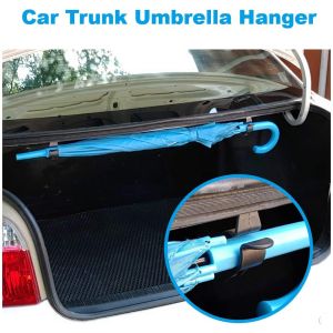 2 PCS Car Trunk Umbrella Holder Rear Bonnet Clip Hook Towel Hanger payong