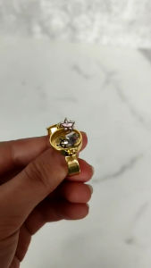 Niche Design for Creative Anime Couple Open Ring Cold Wind Index Finger BFF Ring Can Be Opened Hip Hop Ring for Female