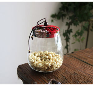 Lọ Thủy Tinh Đựng Đồ Khô 600Ml Đựng Trà Các Loại Hạt Phong Cách Bắc Âu Decor Nhà Cửa