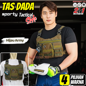 Tas Dada Rompi Anti Air Tahan Air Keren Murah Tactical Brimob Security Kalibre Tas Dada