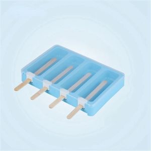 GUHEHARD TỰ LÀM Nhà Bếp Tiện Ích Với 50 Gậy Gỗ Có Nắp Đậy Sản Xuất Pop Băng Ice Cream Khuôn Popsicle Khuôn Ice Lolly Khuôn