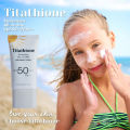 TITATHIONE Spf 50 with Zinc Oxide, Titanium Dioxide, Niacinamide. 