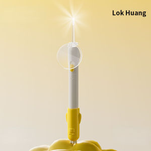 LED Baby Ear Cleaner LED FlashLight Ear Cleaning Tools with Magnifier and Soft Silicone with Base