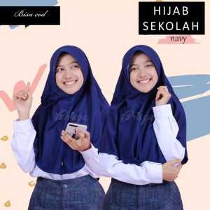 BISA COD Kerudung Sekolah Pita Atas Kerudung Sekolah TK SD SMP SMA Termurah dan Terlaris Muslimah