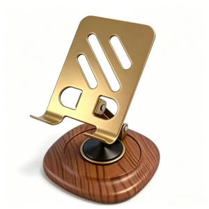 Foldable Metal Phone Stand Adjustable Height Tablet Holder 360 Degrees Rotatable Phone Organizer