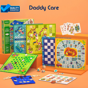 Board Game Mideer Classic Games 32 In 1 đồ chơi trí tuệ cho bé Cờ vua cờ tướng cờ vây cho bé