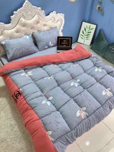 Chăn Phao Đũi Trần Bông Chăn Chần Gòn Chăn Phao Đũi  Cotton Thấm Hút Mồ Hôi 200x220cm