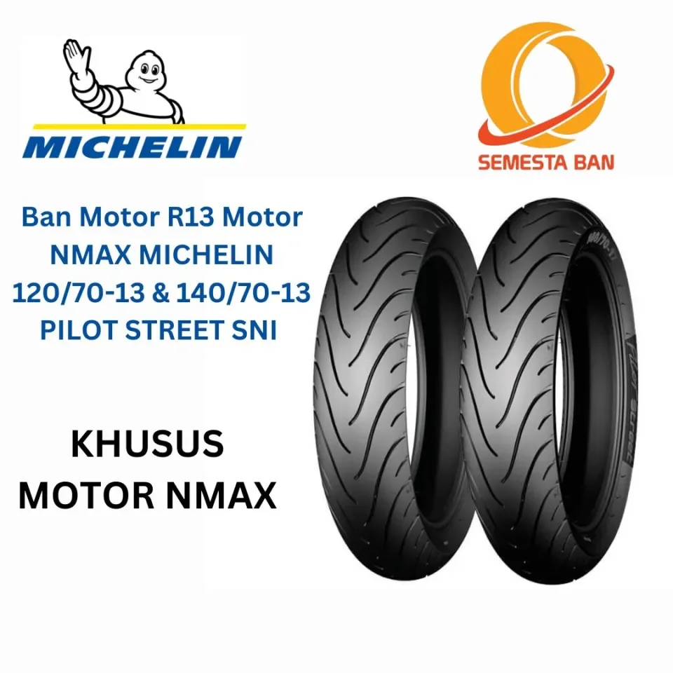 Ban Motor R13 Motor Tubeless MICHELIN 120 70 13 140 70 13 PILOT