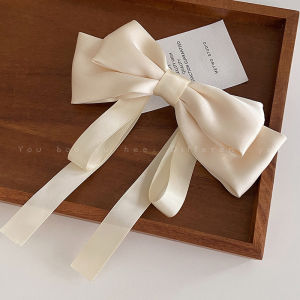 Korean Bow Hair Accessories Ribbon Hair Clip Girls Fashion Big Bow Hairpin For Women Temperament