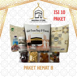 Oleh-oleh Haji dan Umroh Paket Hemat B 10 Dus isi Air Zamzam