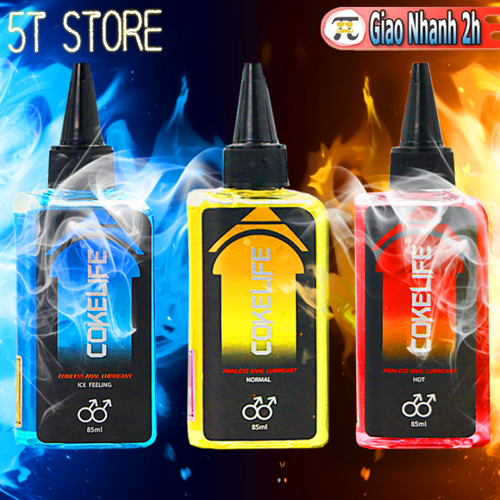 Gel Bôi Trơn Hậu Môn - Giảm Cơn Đau Mang Lại Sự Trơn Tru, Dễ Chịu - 3 Cảm Giác 3 Màu Sắc - 85ML- 5T STORE