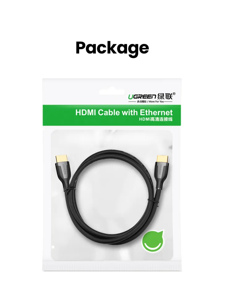 UGREEN HDMI Cable 4K HDMI Male to Male High Speed HDMI Adapter