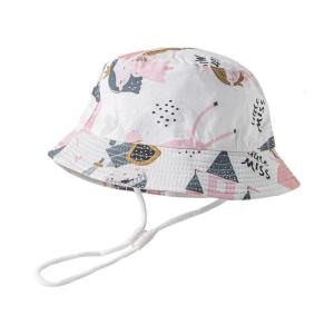 Trẻ sơ sinh mũ ngư dân mềm mại & thoải mái bông Mũ tai bèo cho bé 1-5 năm mặt trời bảo vệ mũ