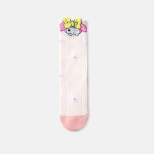 Sanrio Anime My Melody Girl Spring/Summer Soft Breathable Socks Cartoon Child Knee Sock