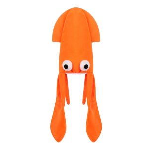 PLUMFOU Soft Octopus Squid Hat Cute Comfortable Octopus Shaped Hat Novelty Cosplay Event Dressing Up Cosplay Headgear Party Dress Up