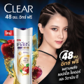 เคลียร์ แชมพู แอปเปิ้ล ไซเดอร์ อิทช์ฟรี แชมพูขจัดรังแค ขนาด 370 มล. (แพ็คคู่สุดคุ้ม 1+1). 