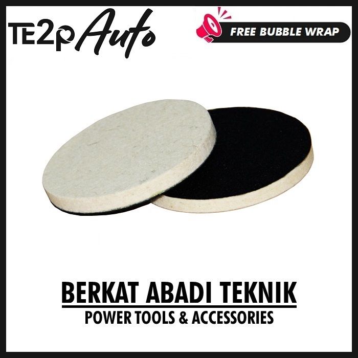 Busa Spon Poles Kaca Mobil Baret Jamur 4 5 Inch Wool Felt Glass