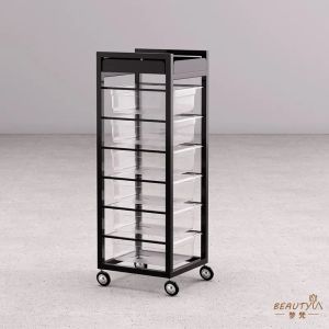xpkQ Modern Barbershop Shelf Salon Trolley Multifunctional Hairstylist Perm and Dye Cart Beauty Salon Furniture Kosmetik Wagen FYST P7Q2M