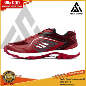 Sepatu Sport Import Mamosa / Sepatu Olahraga Senam Lari Casual / Sepatu Sekolah Sneakers Pria Murah