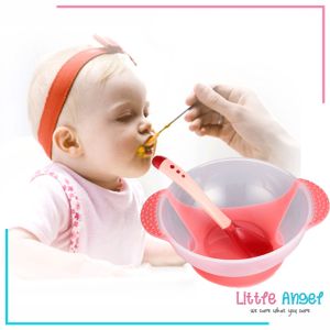 MANGKOK BAYI MPASI Anti Tumpah Silicon Set Peralatan Makan Sendok Lucu Tempat Wadah Susu Bayi Murah