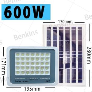 【5 Years Warranty】Outdoor Solar LED Light IP67 Waterproof Solar Wall Lamp Big Solar Panel Solar Street Light with Remote Control & Timing Setting Auto Lighting Solar Light for Garden Courtyard Driveway 太阳能led灯户外