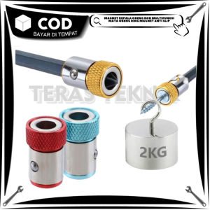 Ring Magnet Obeng Baja Alloy Electric Screwdriver Bits Magnet Kepala Obeng Pasang Sekrup multifungsi