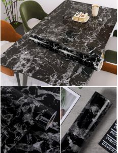 kkl stoer KITCHEN FOIL 5meter by 45cm self adhesive waterproof foil quality heatproof oilproof Self-adhesive Wallpaper Home Decor Wallcovering For Living Room Bedroom Background Wall Stickers PVC Wallpaper 3D Decals Home Decor Wallsticker 1 Roll