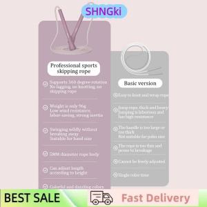 SHNGki Speed Jump Rope Men Women Adult Skipping Cable Weight Loss Aid Child Sport Tool Portable Fitness GearExercise Cardio Trainer