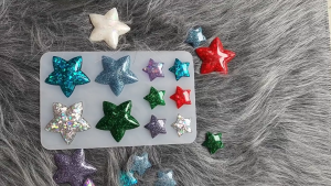Jelly Star Epoxy Resin Mold 3D Large Starfish Silicone Molds Handmade Pendant Making Ornaments DIY Crafts