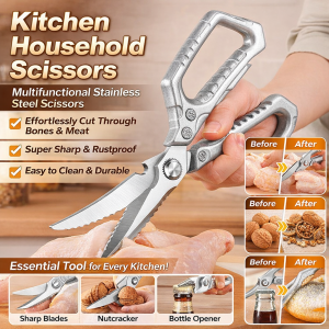 Multifunctional Stainless Steel Chicken Bone Scissors