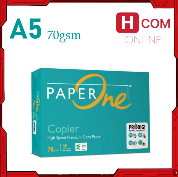 PaperOne A5 Copier Paper 70gsm - 500 Sheets | Lazada