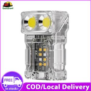 【Free Shipping】 COB+SMD LED Portable Torch Lamp 1200mAh Camping Work Light Power Display Powerful Flashlight for Camping Fishing Walking