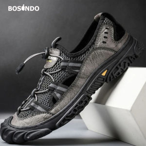 Bosindo - Sepatu B28- sendal gunung hiking pria kulit import/sepatu sneakers gunung hiking pria  import/Sepatu Pria Dewasa Keren