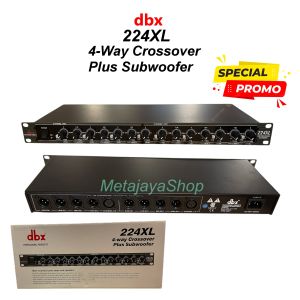 Crossover dbx 224XL 4-way Crossover Plus Subwoofer