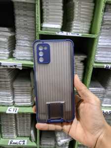 MOR case Motiv koper 2 in 1 dudukan braket for Samsung Galaxy  A03s Dengan Pelindung kamera