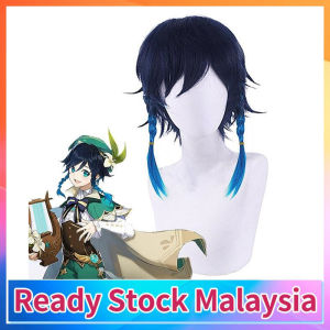 Venti Cosplay Costume Genshin Impact Wig Anime Game Halloween Cosplay Clothes For Women Men
