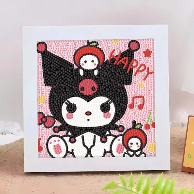 DIY 钻石画 Diamond Beads Painting 带框手工益智玩具钻石贴画粘贴画满钻卡通儿童女孩礼物 Diamond Beads Painting Full Round/Square Diamond Painting