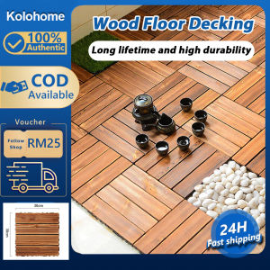 𝐃𝐈𝐘 Wood Floor Decking Interlocking Deck Floor Tiles Outdoor Garden Balcony Decoration防腐木地板